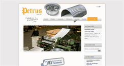 Desktop Screenshot of petrus-sa.fr