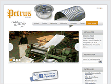 Tablet Screenshot of petrus-sa.fr